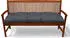 Beautissu Flair BK Bankpolster 180x50x8cm Graphitgrau