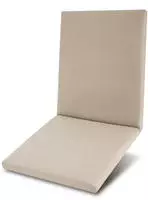Premium Niedriglehner Auflage 100% Wasserdicht 100x50cm, Beige