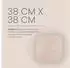 Bestlivings Stuhlkissen Struktur Creme 38x38x3cm 6er Pack