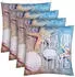 Bestlivings Outdoor Kissen mit Strandmotiv Beach Time 4er Pack
