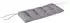 Outsunny Sitzkissen Polyester 105x46x12 5cm Grau