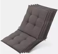 5er Set Sun-nl Niederlehner Auflage 105x50x8cm Taupe