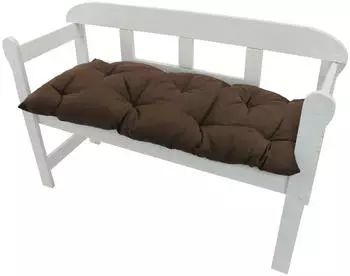 NYVI Bankauflage für Gartenbänke 140x45cm Braun