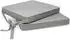 Beautissu 2er Set Loft SK Stuhlkissen 45x40x5cm Hellgrau