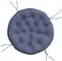 vidaXL Sitzkissen Rund Marineblau Ø100x11cm Oxford-Gewebe (379368)