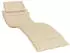 vidaXL Liegestuhlauflage Oxford-Stoff Beige 186x58x4cm