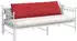 vidaXL Rückenkissen Stoff Rot 180x19x50cm
