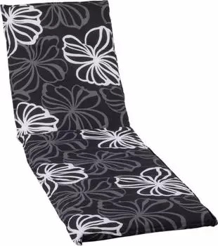 beo Barcelona 60 x 193 cm schwarz-wei&szlig; Blumen