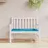 vidaXL Gartenbank-Auflage Blau 100x50x3cm Oxford-Gewebe (43201)