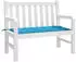 vidaXL Gartenbank-Auflage Blau 100x50x3cm Oxford-Gewebe (43201)
