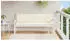 vidaXL Gartenbank-Auflage Cremeweiß 200x(50+50)x7cm Oxford-Gewebe (315042)