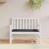 vidaXL Gartenbank-Auflage Schwarz 100x50x4 cm Oxford-Gewebe
