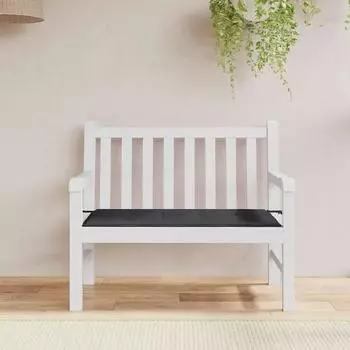 vidaXL Gartenbank-Auflage Schwarz 100x50x4cm Oxford-Gewebe (47617)