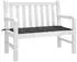 vidaXL Gartenbank-Auflage Schwarz 100x50x4cm Oxford-Gewebe (47617)
