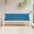 vidaXL Gartenbank-Auflagen 2 Stk. Melange Blau 200x50x7cm Stoff (4002634)