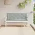 vidaXL Gartenbank-Auflagen 2 Stk. Melange Hellgrau 150x50x7cm Stoff (4002608)