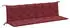 vidaXL Gartenbank-Auflagen 2 Stk. Melange Weinrot 200x50x7cm Stoff (4002639)