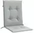 vidaXL Niedriglehner-Auflagen 4 Stk. Melange Hellgrau 100x50x4cm Stoff (4002446)