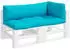 vidaXL Palettenkissen 3 Stk. Türkis Oxford-Gewebe (360965)