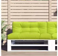 vidaXL Palettenkissen Knallgr&uuml;n 120x40x12 cm Stoff