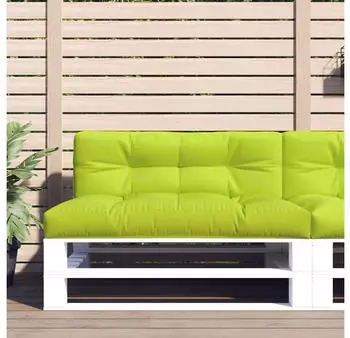 vidaXL Palettenkissen Knallgr&uuml;n 120x40x12cm Stoff (360634)