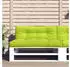 vidaXL Palettenkissen Knallgrün 120x40x12cm Stoff (360634)