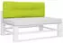 vidaXL Palettenkissen Knallgrün 120x40x12cm Stoff (360634)