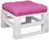 vidaXL Palettenkissen Rosa 58x58x10cm Oxford-Gewebe (360920)
