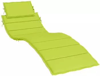 vidaXL Sonnenliegen-Auflage Hellgr&uuml;n 186x58x4cm Oxford-Gewebe (314169)