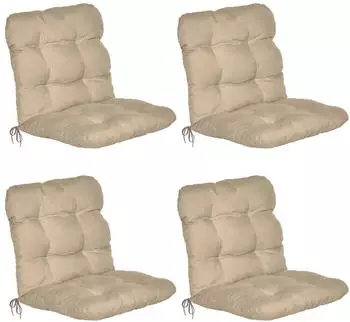 Beautissu Flair HL Hochlehner 120x50x8cm Natur 8tlg