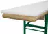 Beautissu Konstanz Schaumstoffrohling für Bierbank 2x25x220cm Weiß 2tlg
