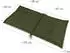 Beautissu 8er Set Premium Auflage Niedriglehner 105x50x7cm Dunkelgrün