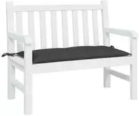 vidaXL Gartenbank-Auflage Schwarz 100x50x7 cm Oxford-Gewebe