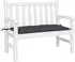 vidaXL Gartenbank-Auflage Schwarz 100x50x7cm Oxford-Gewebe (361571)