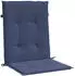 vidaXL Niedriglehner-Auflagen 2 Stk. Marineblau Stoff (378680)