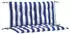 vidaXL Gartenbank-Auflagen 2 Stk. Blau&Weiß Gestreift 100x50x7cm Stoff (361671)