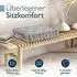 Beautissu Mila Bodenkissen/Sitzkissen 50x50cm, 2er-Set, Taupe