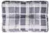 vidaXL Palettenkissen Grau Karomuster 60x40x12cm Stoff (360571)