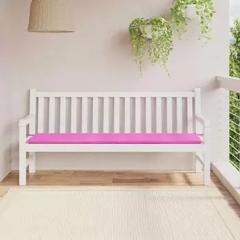 vidaXL Bankpolster Uni Rosa 150x50x3cm Oxford-Stoff (361184)