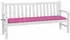 vidaXL Bankpolster Uni Rosa 150x50x3cm Oxford-Stoff (361184)