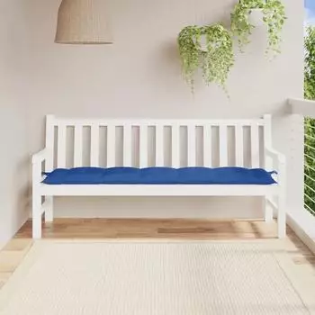 vidaXL Gartenbank-Auflage K&ouml;nigsblau 180x50x7cm Oxford-Gewebe (361631)