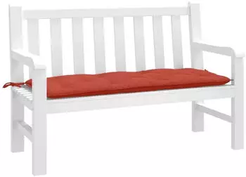 vidaXL Gartenbank-Auflage Melange Rot 120x50x7cm Stoff (4002548)
