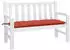 vidaXL Gartenbank-Auflage Melange Rot 120x50x7cm Stoff (4002548)