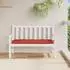 vidaXL Gartenbank-Auflage Melange Rot 120x50x7cm Stoff (4002548)