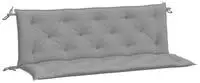 vidaXL Gartenbank-Auflagen 2 Stk. Grau 150x50x7 cm Oxford-Gewebe