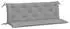 vidaXL Gartenbank-Auflagen 2 Stk. Grau 150x50x7cm Oxford-Gewebe (361698)