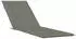 vidaXL Liegestuhl-Auflage Melange Dunkelgrau (75+105)x50x4cm Stoff (4002488)