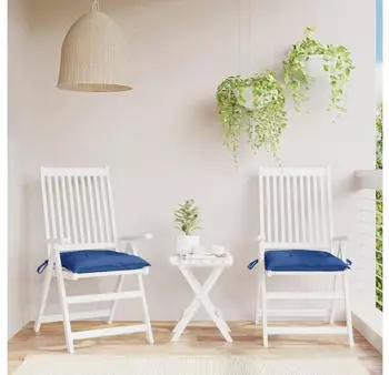 vidaXL Palettenkissen 2 Stk. Blau 50x50x7cm Oxford-Gewebe (361537)