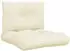 vidaXL Palettenkissen 2-tlg. Creme Stoff (360836)