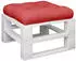 vidaXL Palettenkissen Rot 58x58x10cm Stoff (360906)